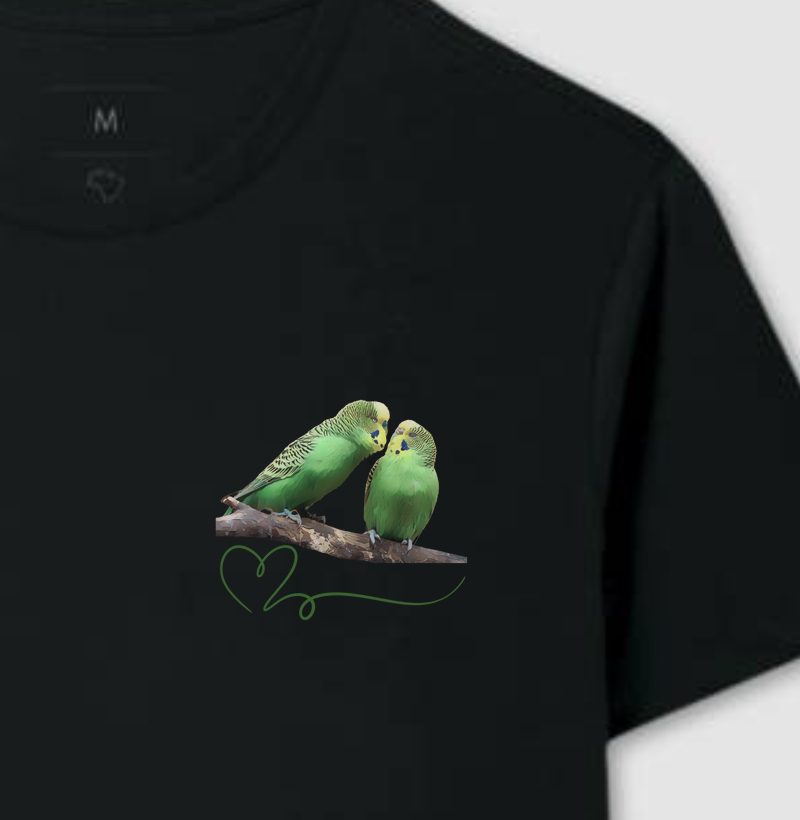 Camiseta - Apaixonados Periquito Australiano