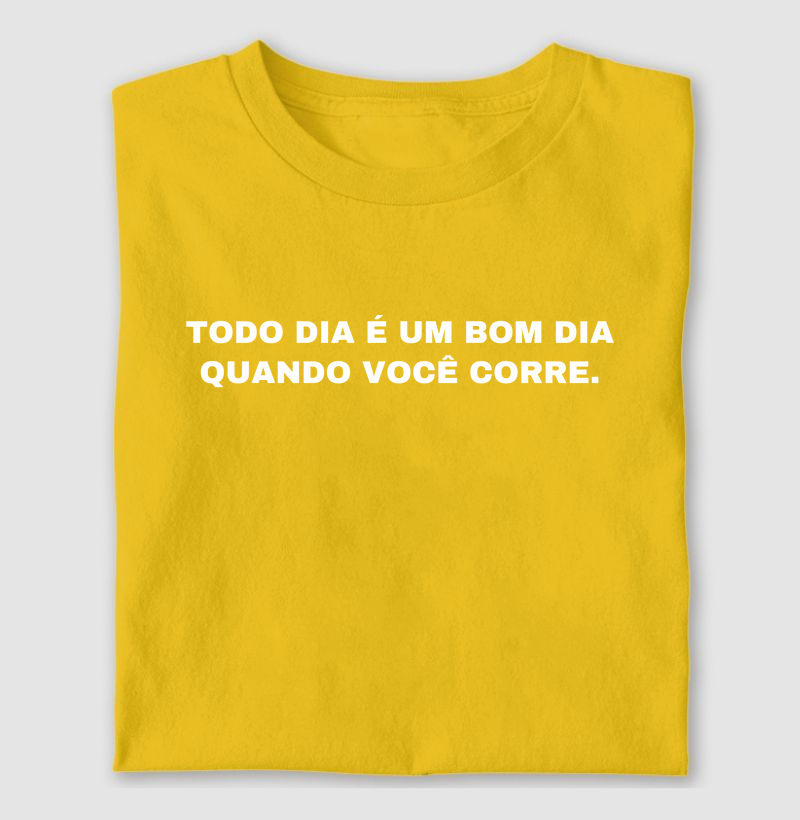 Todo dia é um bom dia quando você corre