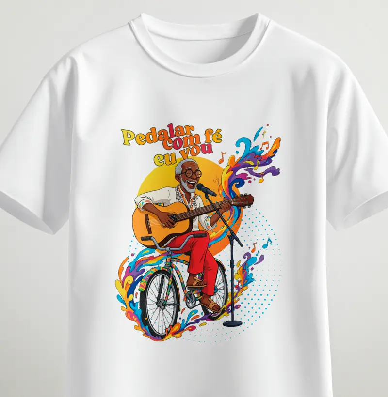 Pedalar com fé eu vou