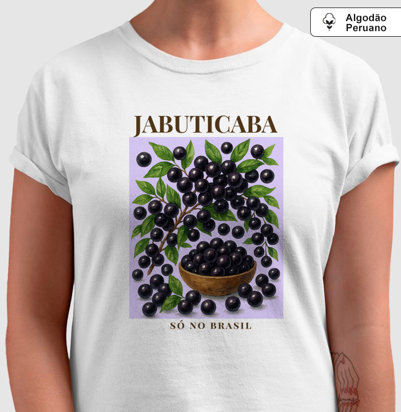 Camiseta Jabuticaba: Fruta da Brasilidade