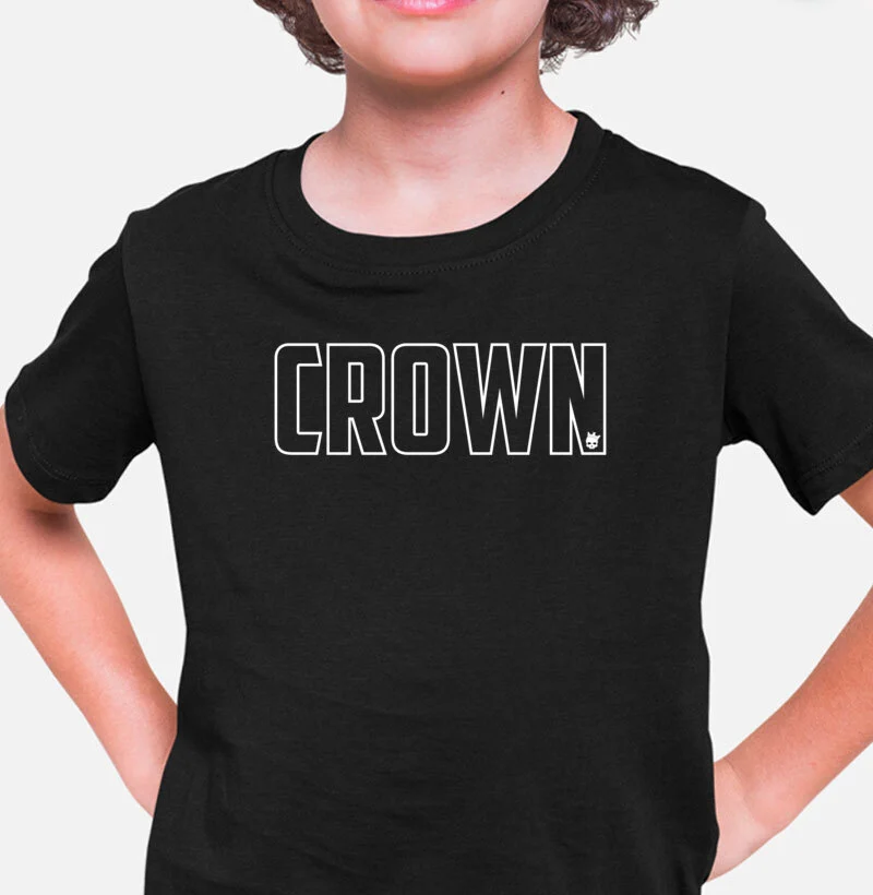 Crown Outline Branco - Infantil