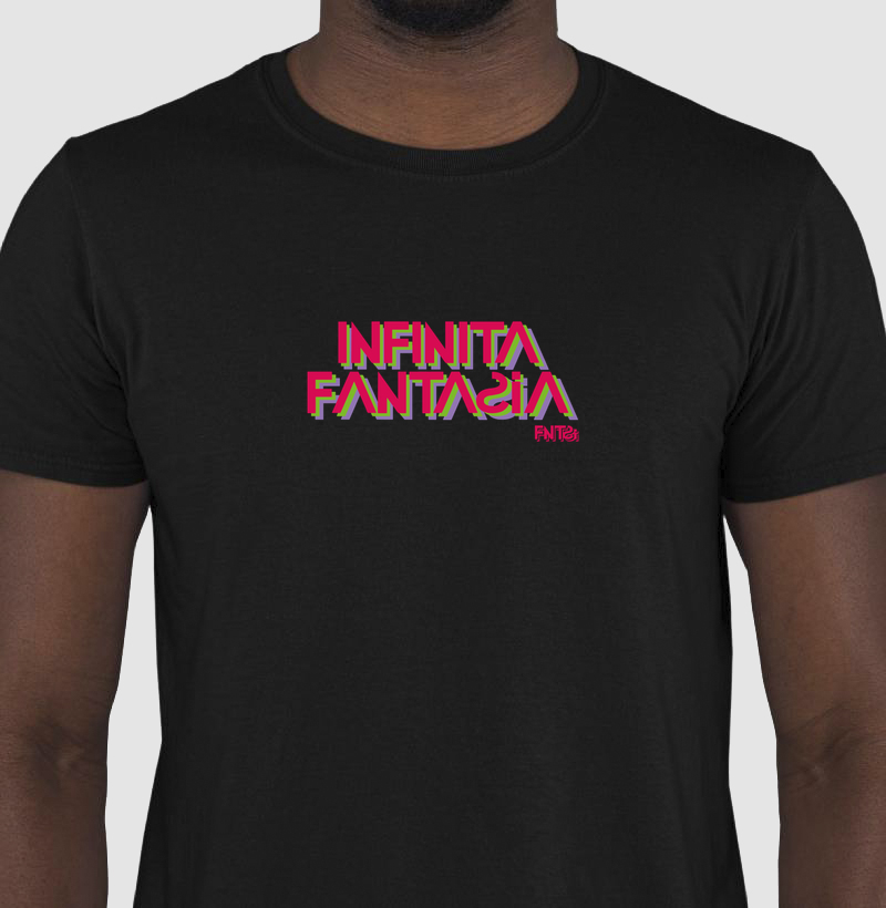 T-SHIRT "INFINITA FANTASIA" / LETTERING MÉDIO