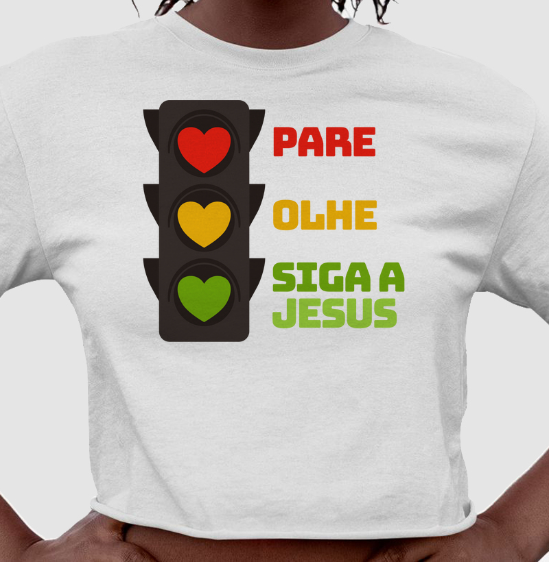 🚦 Pare, Olhe, Siga a Jesus – O Caminho da Vida ✨