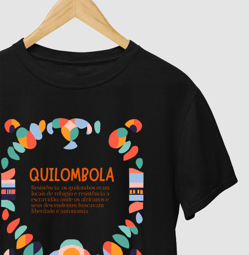 Camiseta Original Quilombola - Resistência