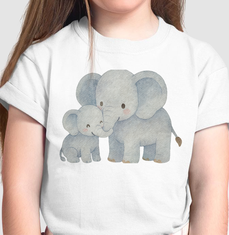 Camiseta Infantil Elefante