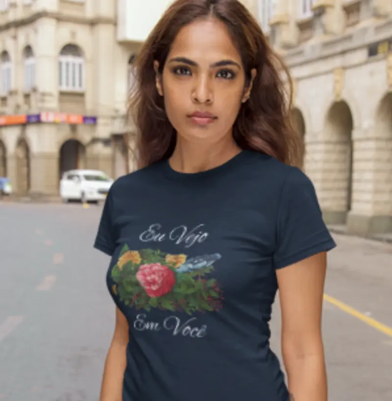 Camista Feminina Flores em Você