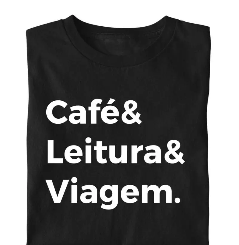 Café, leitura e viagem