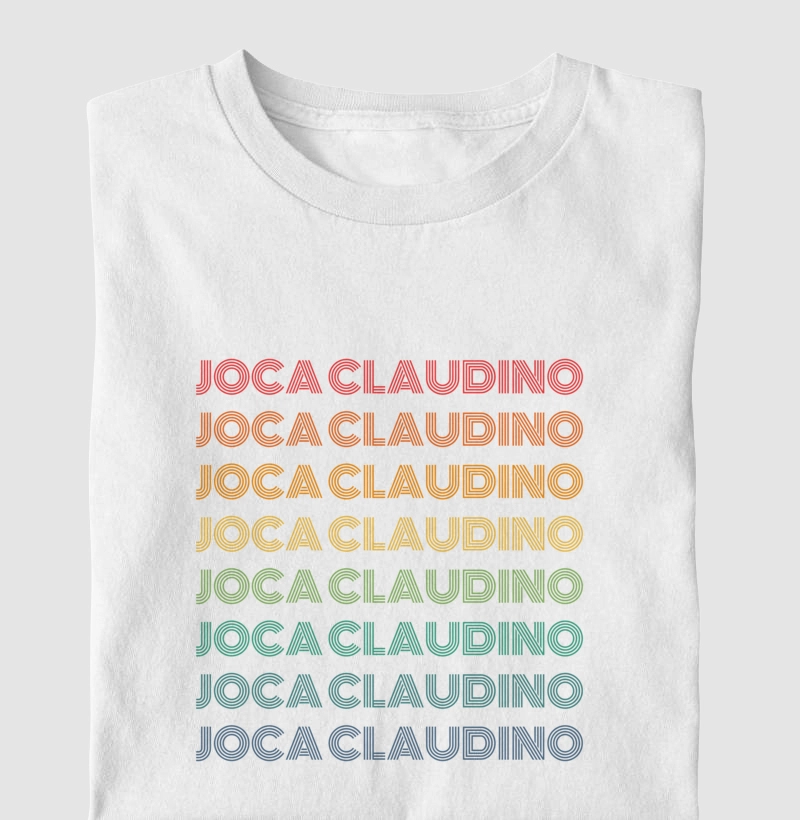 Joca Claudino Letreiro Retrô