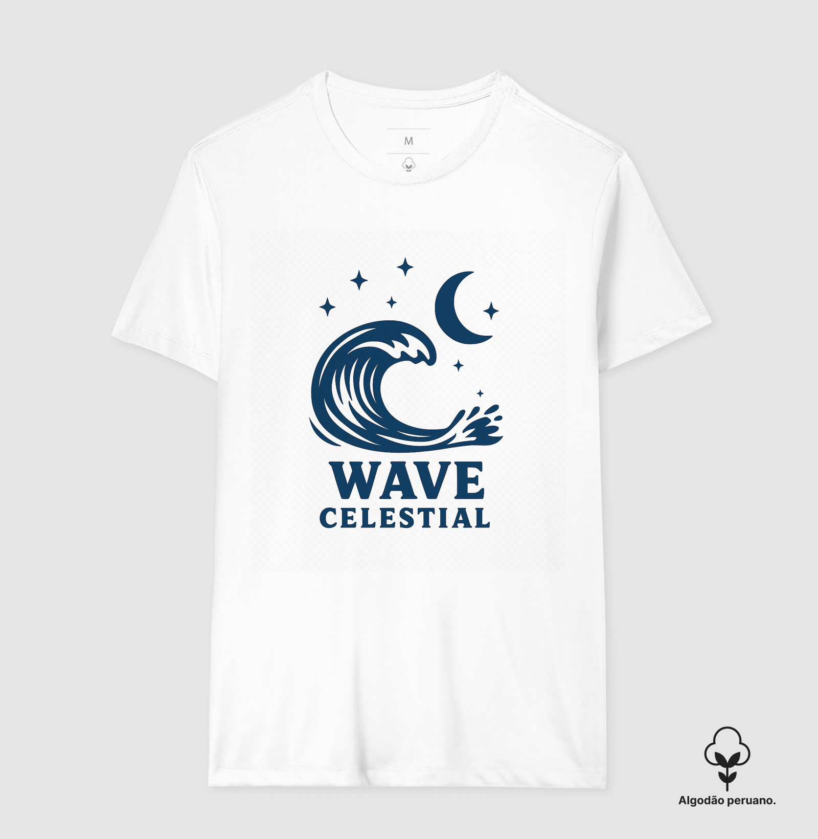 Camiseta Wave celestial