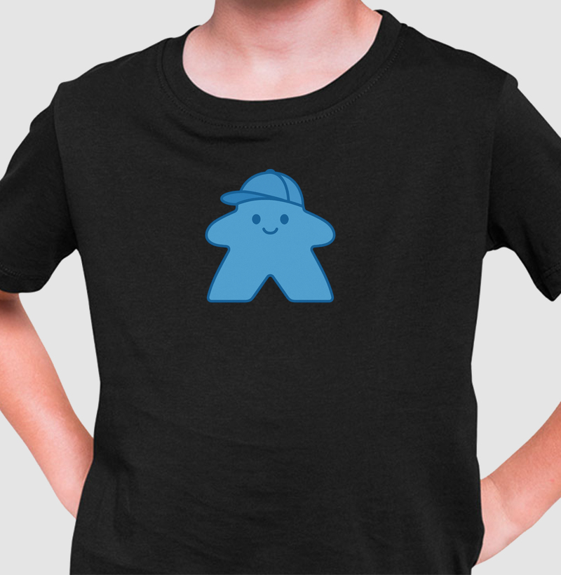 Camiseta Meeple azul 