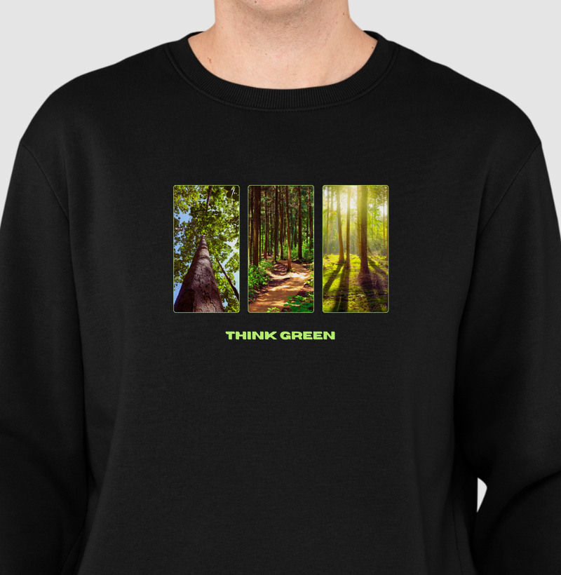 HONESTEE THINK GREEN MOLETOM