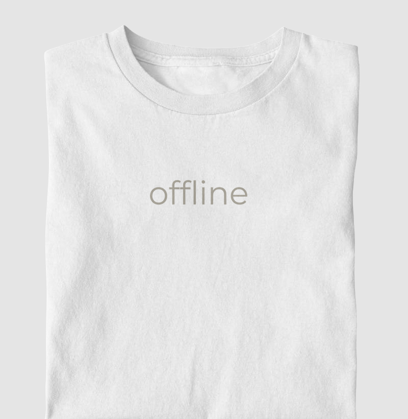 Camiseta Básica Masculina Offline