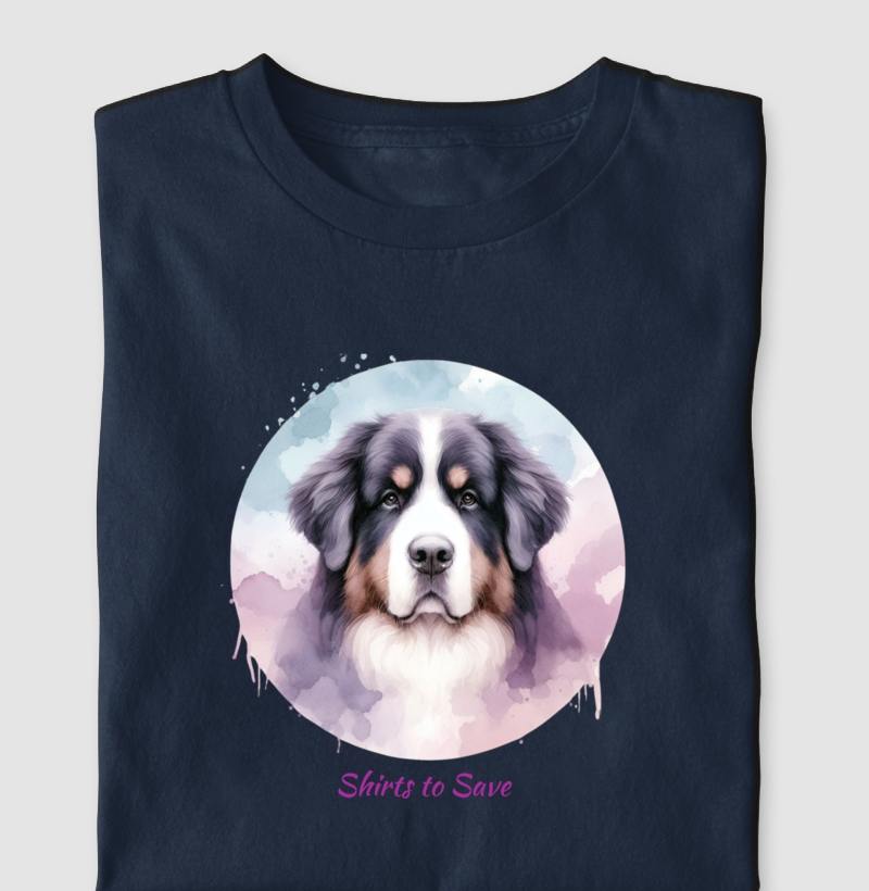 Camiseta Bernese Aquarela