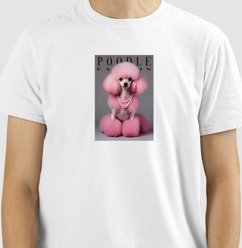 Camiseta Poodle fashion