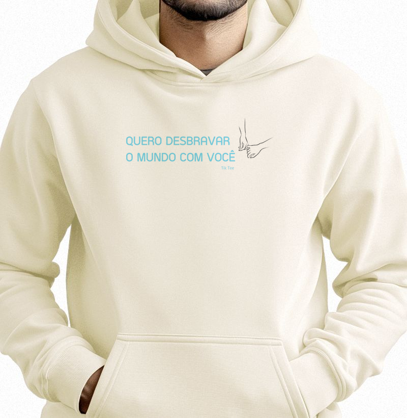 Quero desbravar o mundo com você