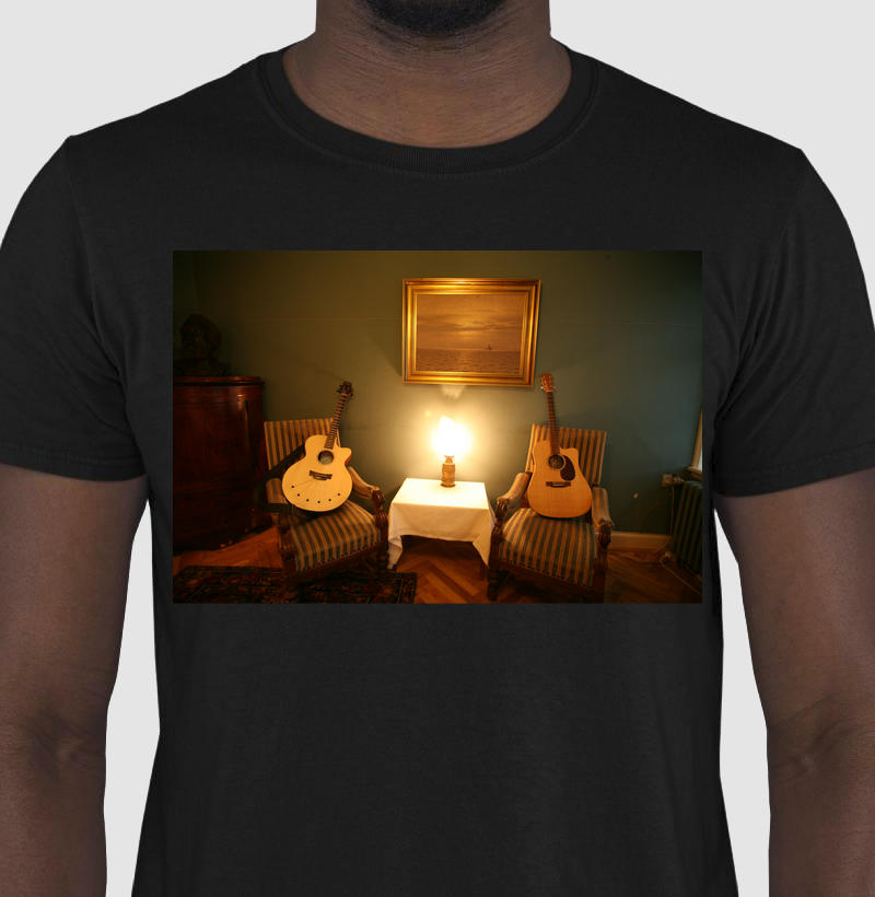 camisetas violões relax