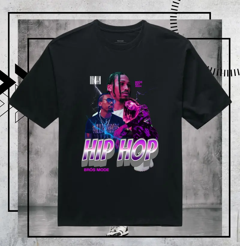 Camiseta Oversized Brós HIP HOP