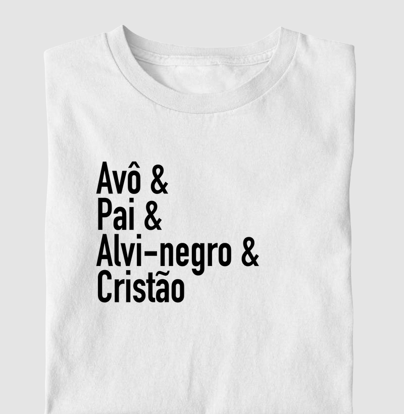 Avô & Pai & Alvi-negro & Cristão