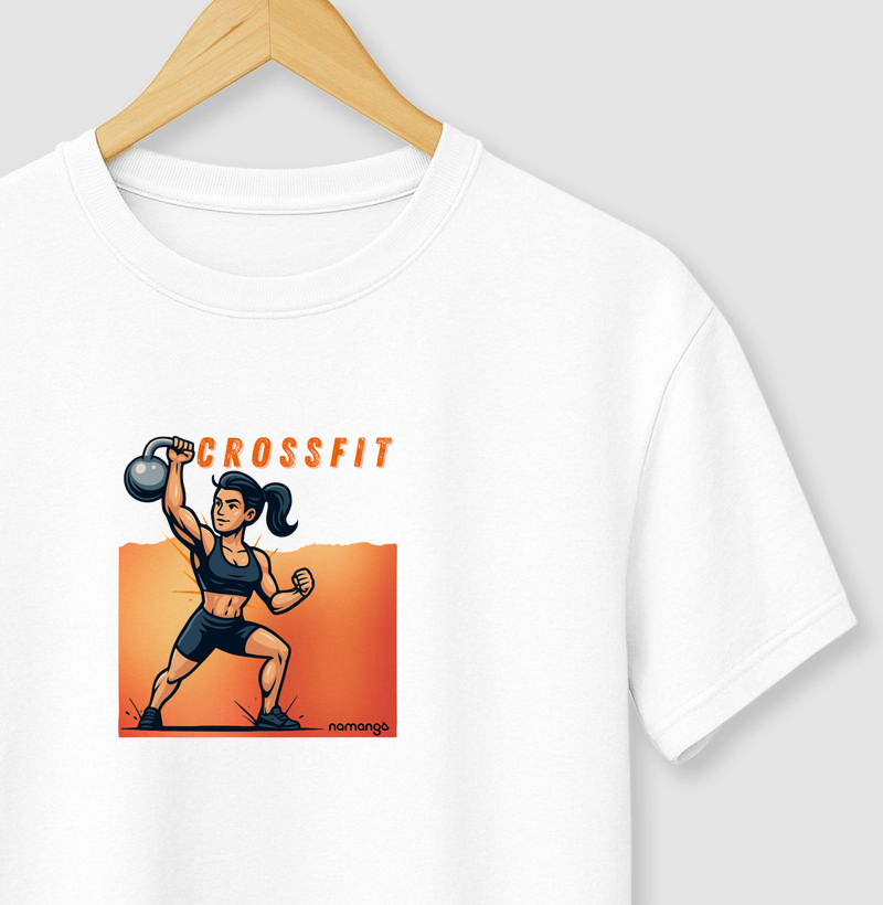 Camiseta Kettlebell Quadrinhos Feminina – Na Manga