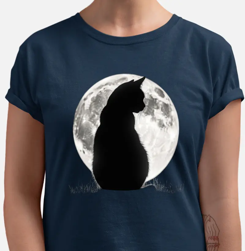 Cat in the Moonlight