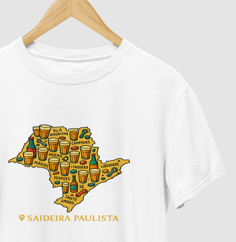 Camiseta - Saideira Retro saideira Paulista