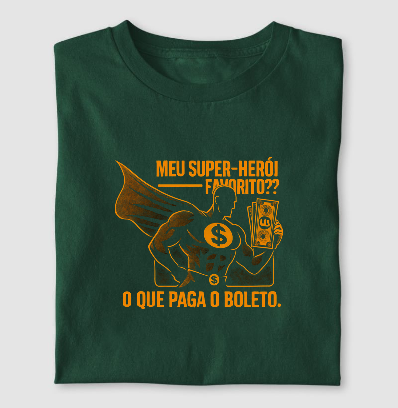 Camiseta Meu super-herói favorito