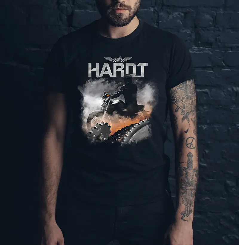 Camiseta Hardt Motociclista