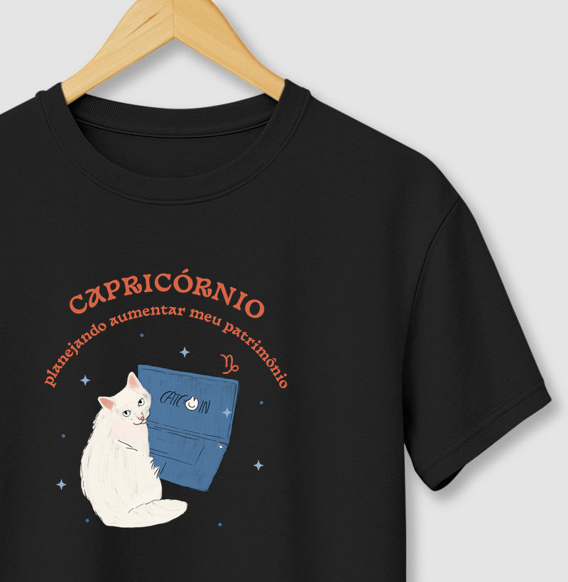Signo de Capricórnio - Gato Focado.