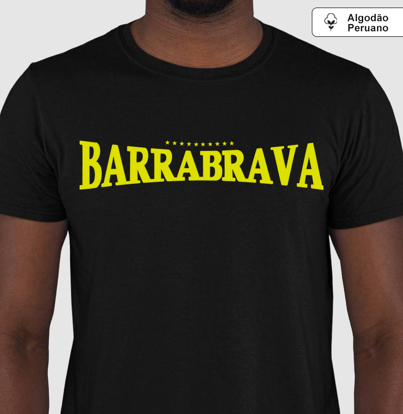 Camiseta Barra Brava - Algodão Peruano - Várias Cores