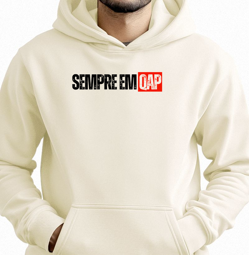 Moletom Canguru - SEMPRE EM QAP