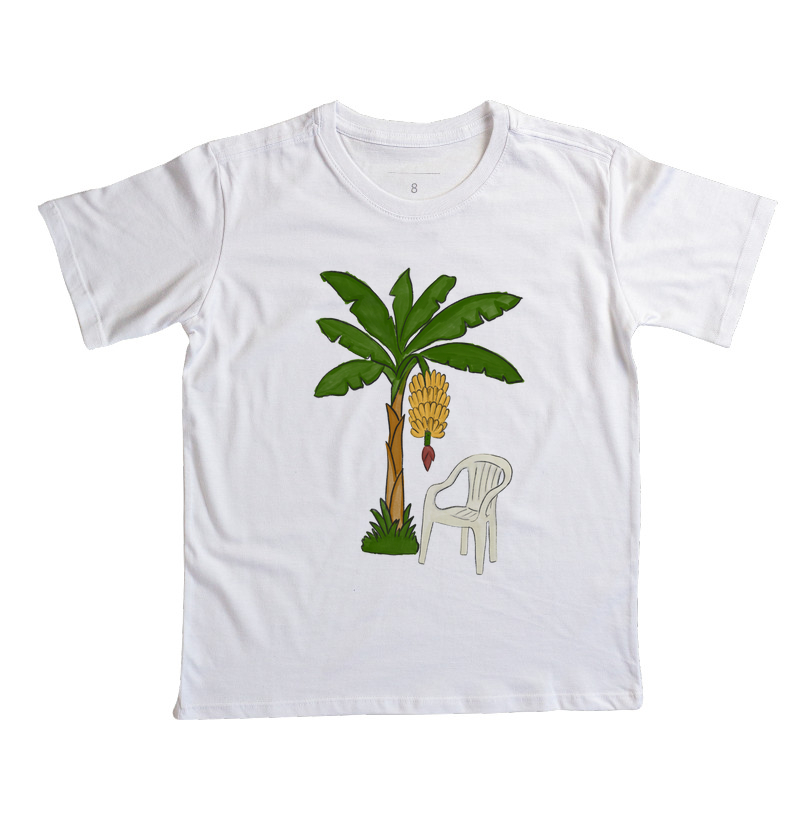 Cadeira e Bananeira Aquarela