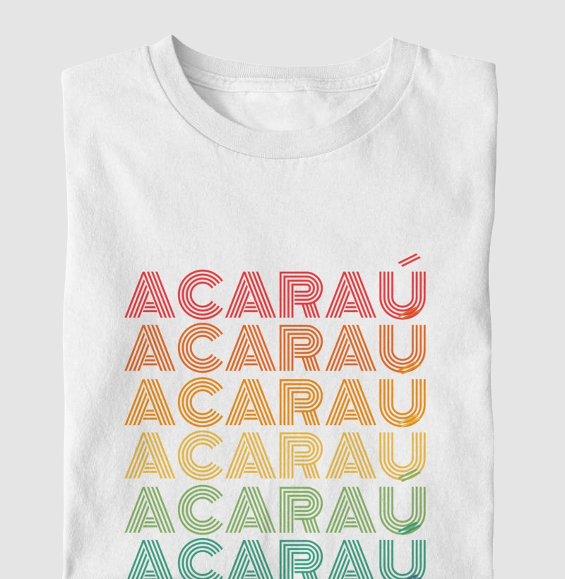Acaraú Letreiro Retrô