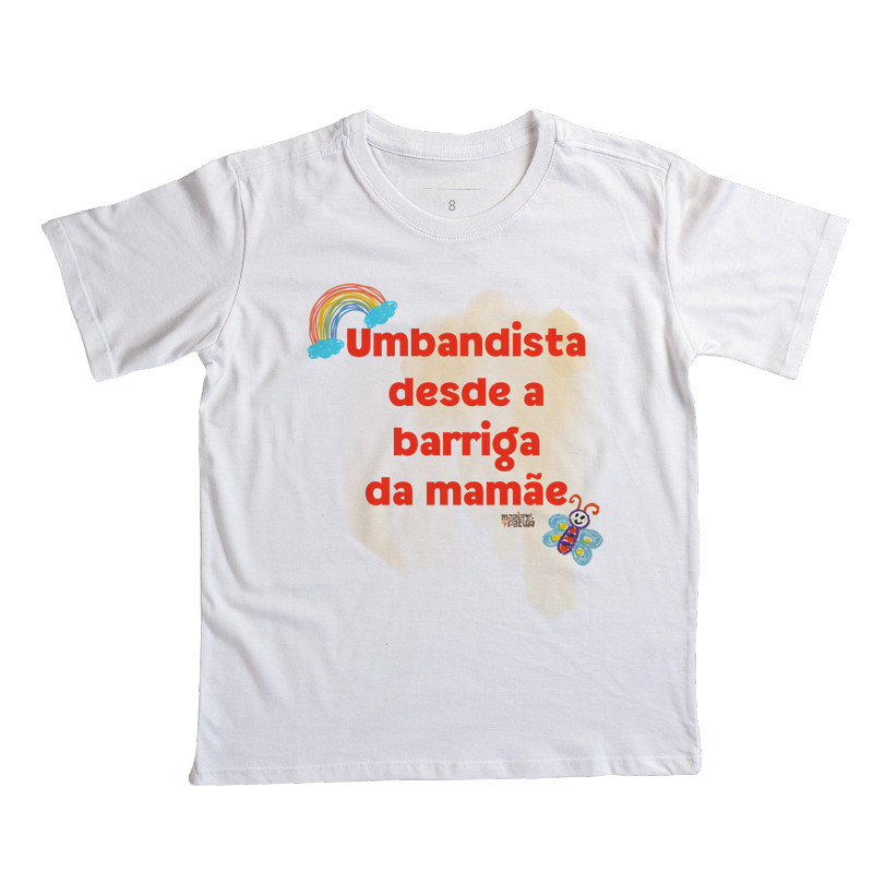 Camiseta Infantil Umbandista Kids Maria Patuá