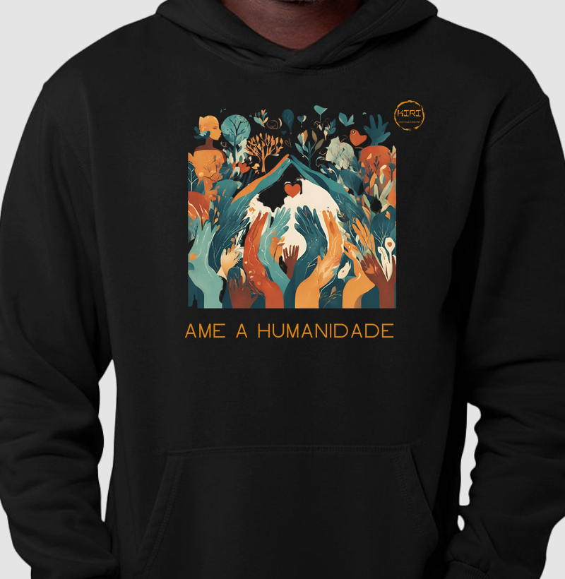 Moletom Capuz KIRI - Ame a Humanidade