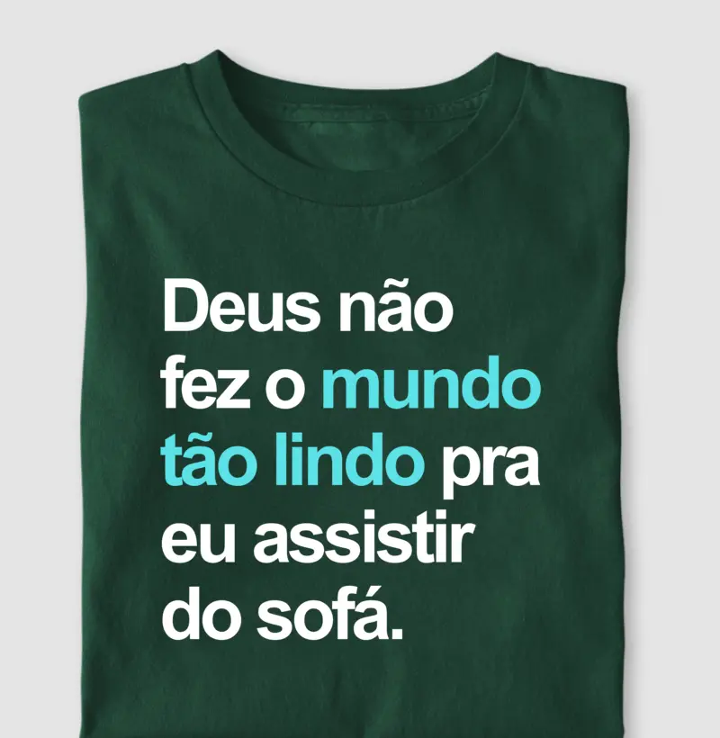 Pra eu assistir do sofá