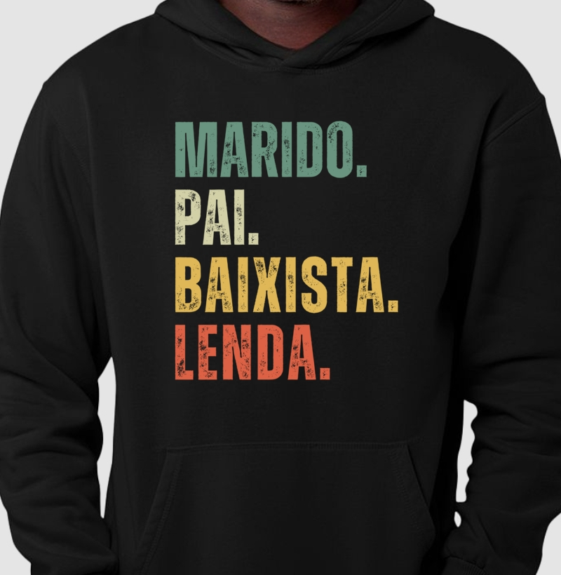 Marido. Pai. Baixista. Lenda.