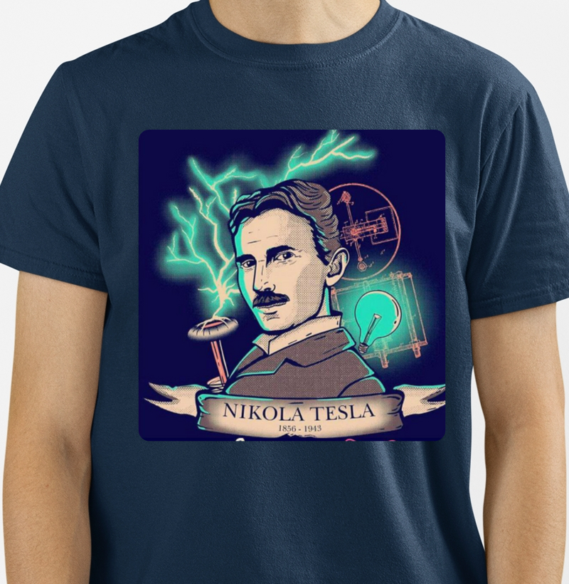 Camiseta Nikola Tesla
