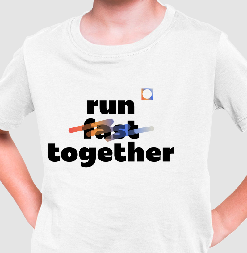 Camiseta Infantil Run Together