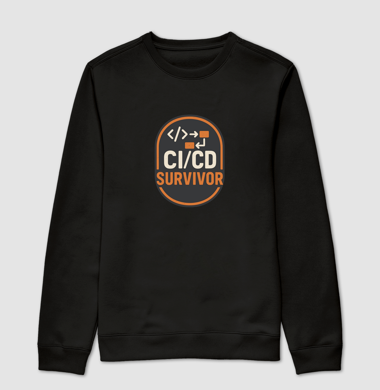 Suéter Moletom CI/CD Survivor (DEO)