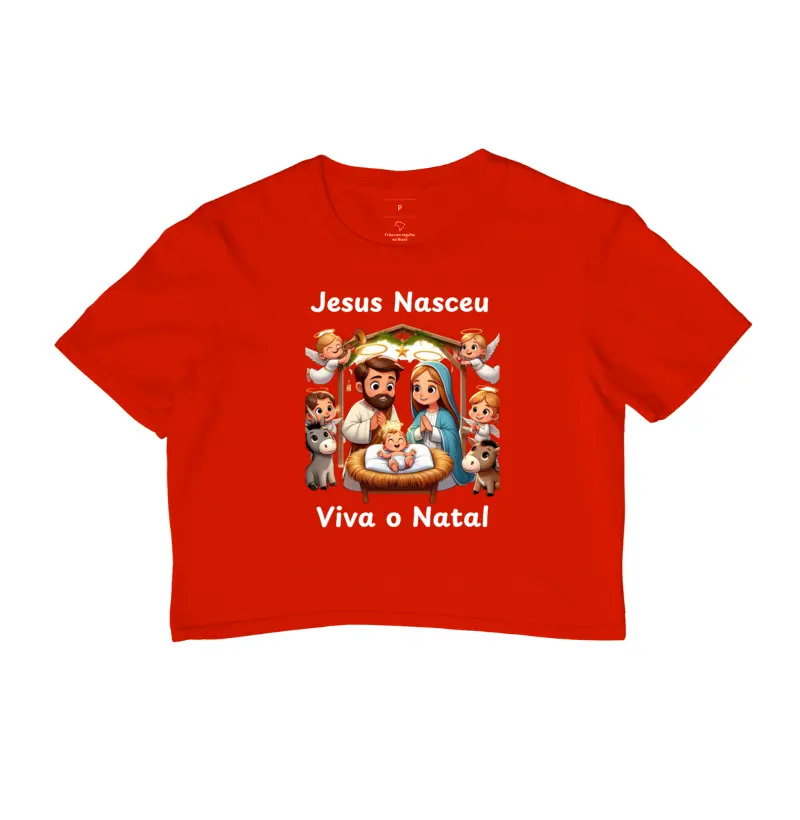 Cropped Natal Jesus Nasceu