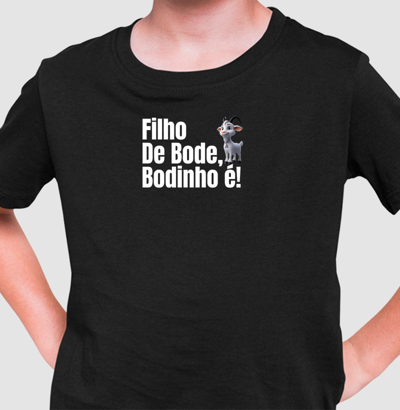 Camiseta Infantil Bodinho É - Mr. GADU