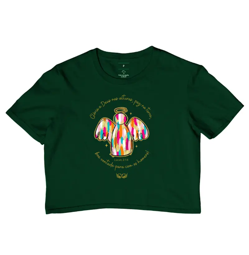 Croped de Natal Glória a Deus nas Alturas