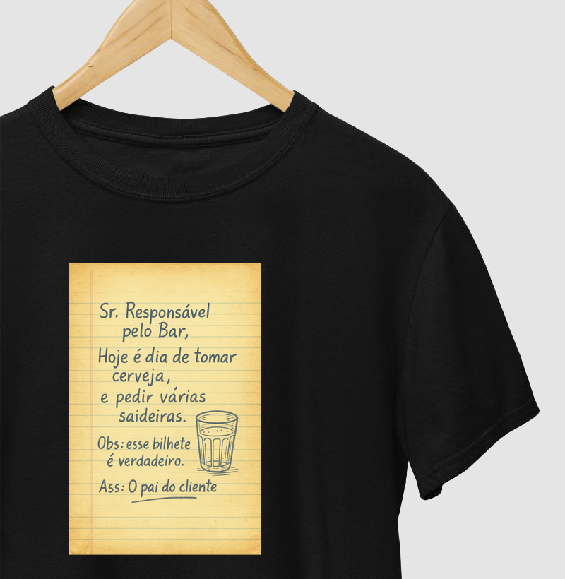 camiseta retro bilhete