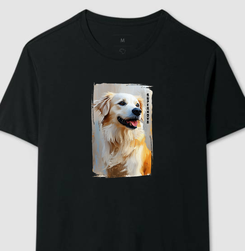 Golden Retriever, o Amigo Leal. Camiseta Supernova Estampada 