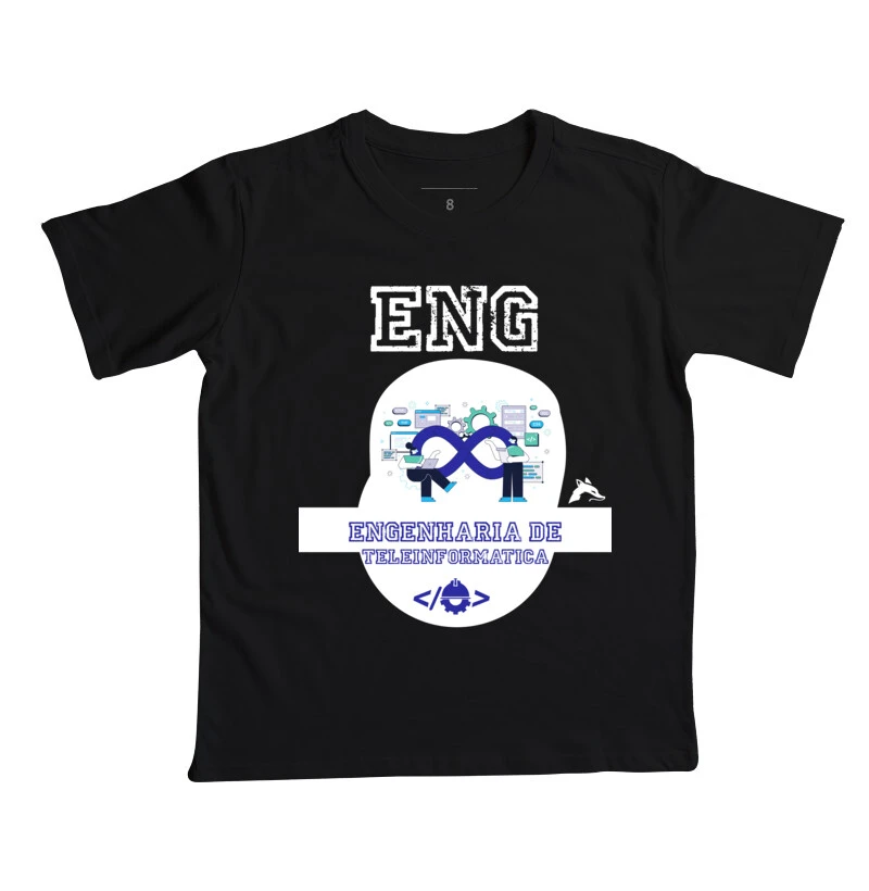 Camiseta Infantil Engenharia Teleinformática 0029