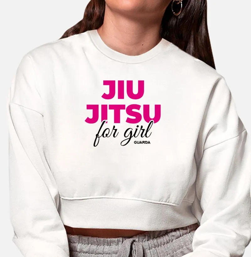 Moletom Cropped Jiu Jitsu for Girl