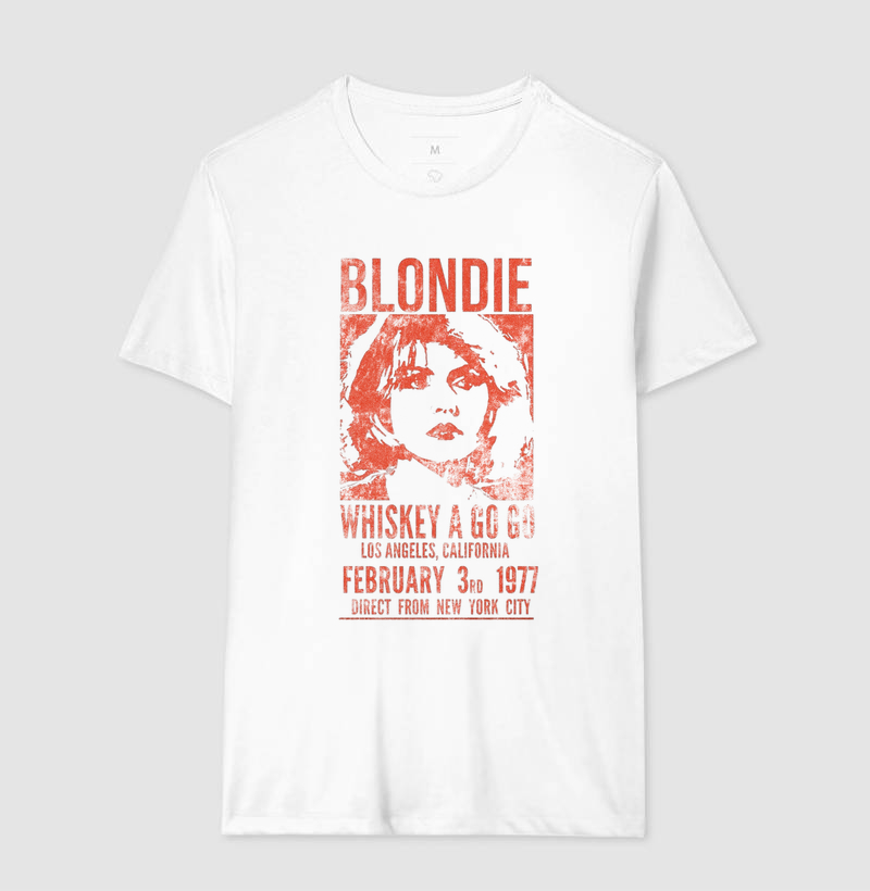Camiseta Blondie | Live at Whiskey a Go Go