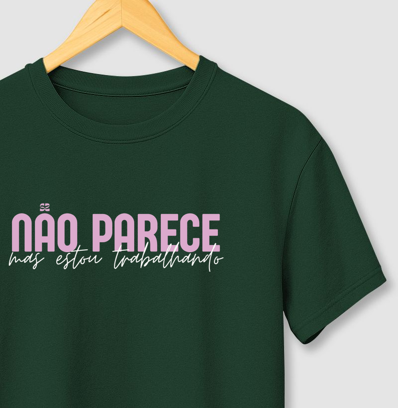 Não parece, mas estou trabalhando