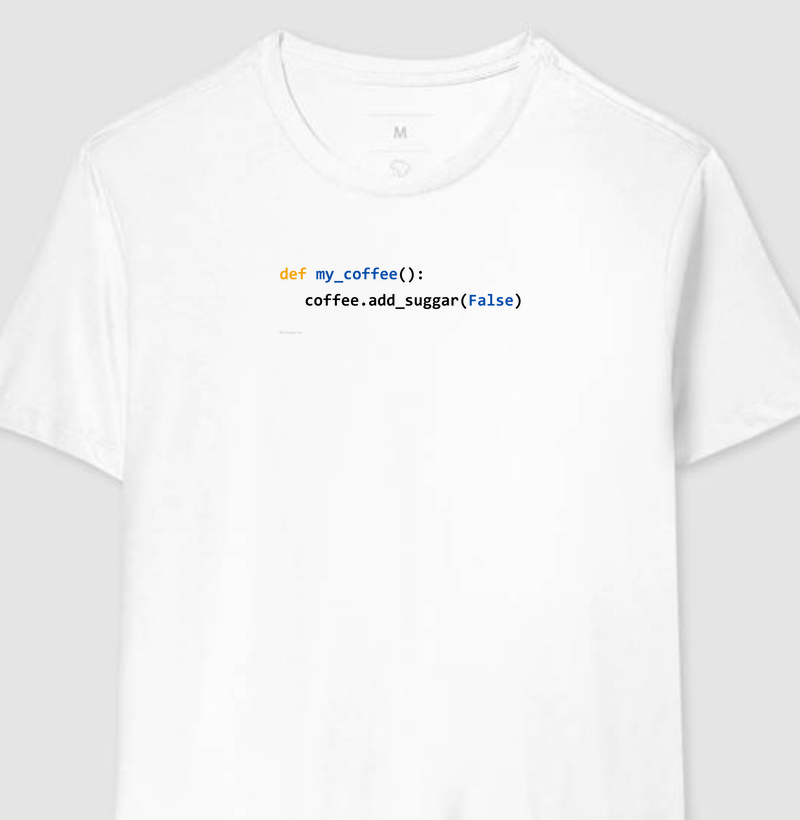 Coffee without suggar | Camiseta