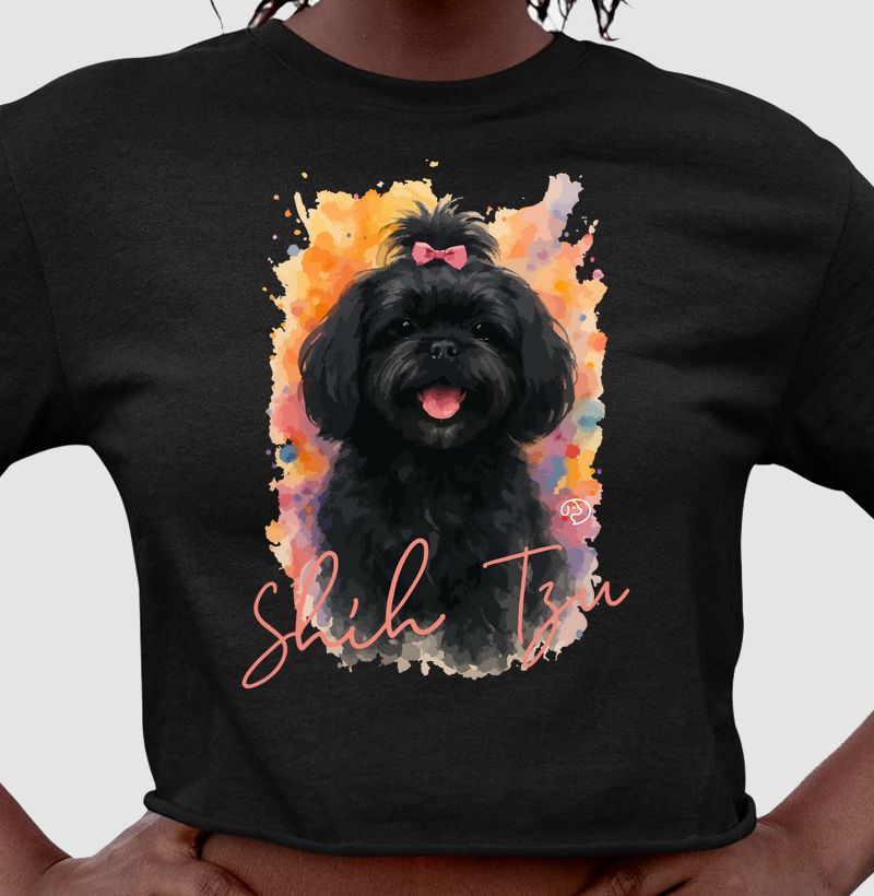 Shih Tzu Black Splash